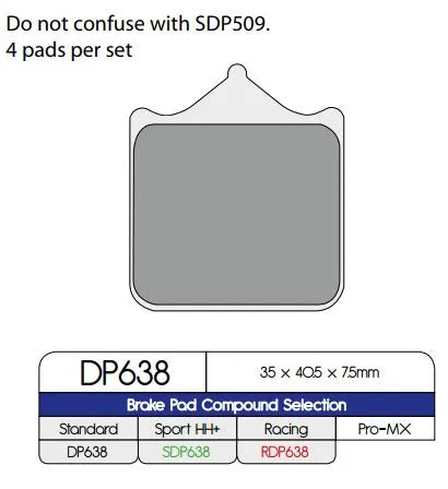 BRAKE PAD SINTERED
