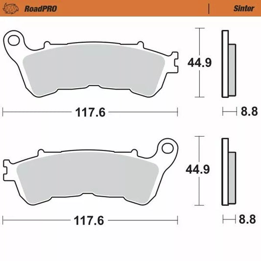 Brake Pad Sinter Rear 406502
