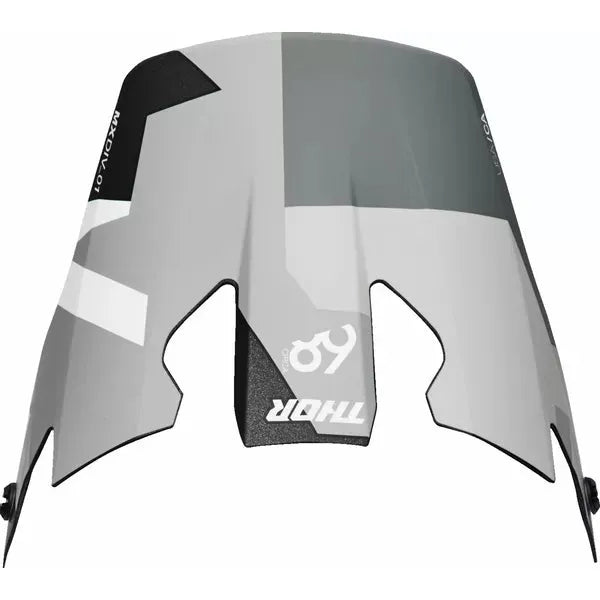 Visor R-Sport Carbon Brave Grey/White