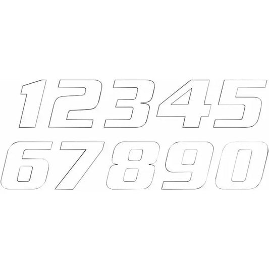 Number #9 16X20Cm Wh 5049/10/9