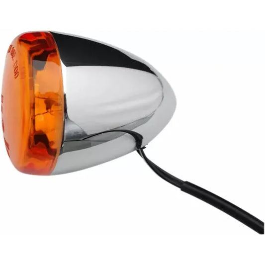 Turn Signal Amber Chr Hd F 27-01125Be
