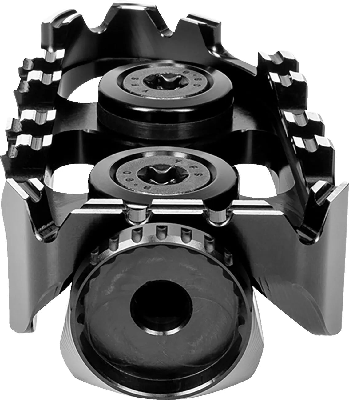 HONDA TECH-X ENDURO FOOT PEG SET RIDER BLACK