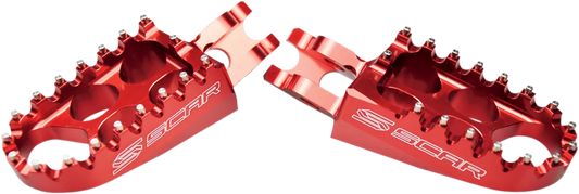 FOOTPEG STD SCAR RED