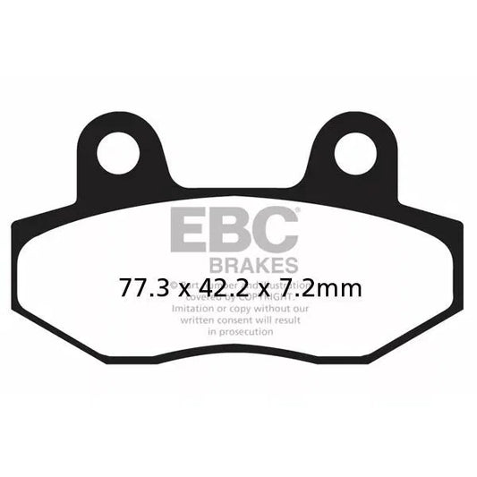Brake Pad Sfa-Hh Series Sintered Metal Scooter SFA086HH