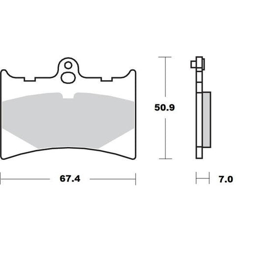 Brake Pad Ceramic 411104