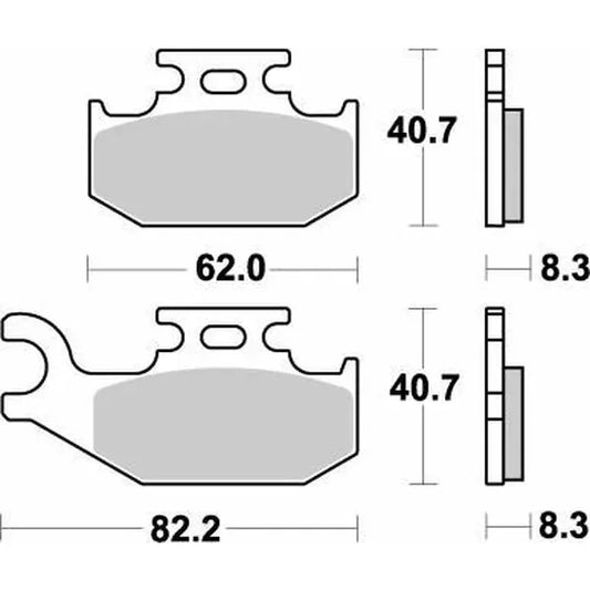 Brake Pad Nitro 096321