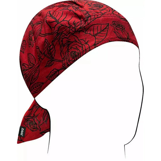 Flydanna Ctn Roses Bk/Rd Z311
