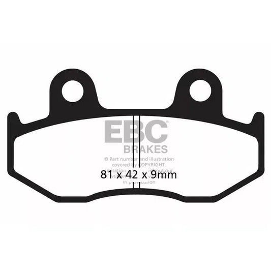 Brake Pad Sfac Series Carbon Fiber Scooter SFAC321
