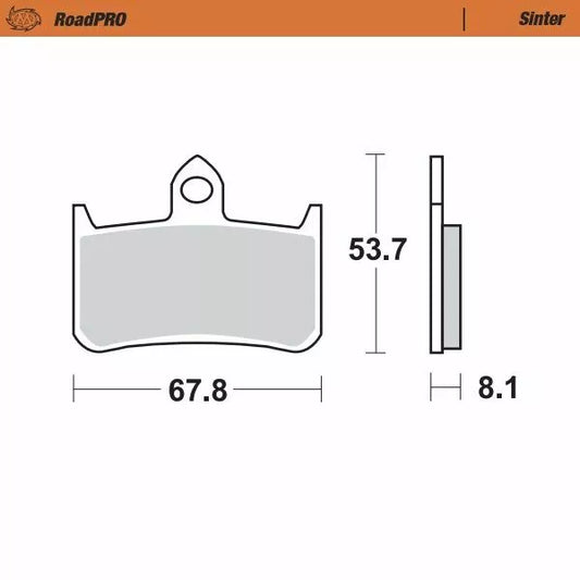 Brake Pad Sinter Front 402301