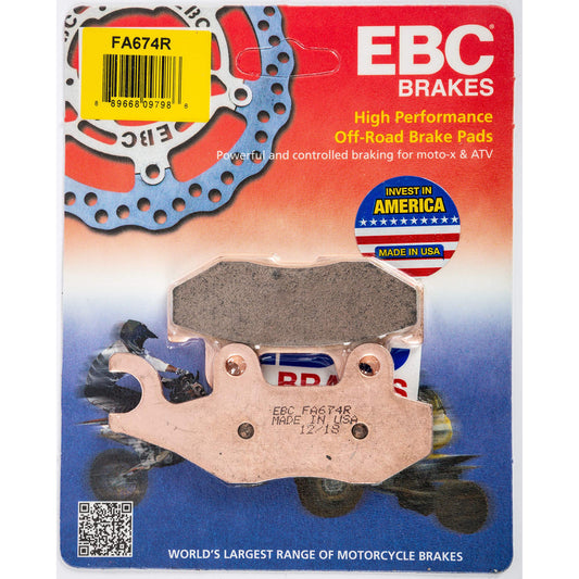 Brake Pad Fa-R Series Sintered Metal FA674R