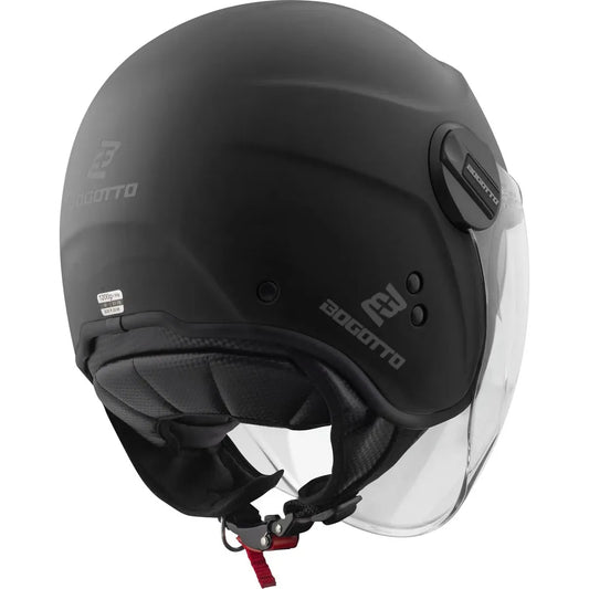 H595-1 SPN Jet Helmet Black Matt