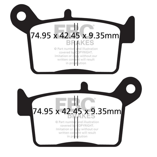 Brake Pad Fa-Series Organic FA697