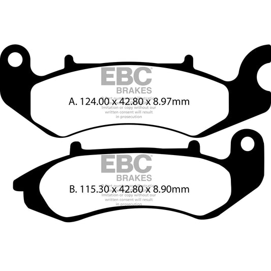 Brake Pad Fa-Series Organic FA711