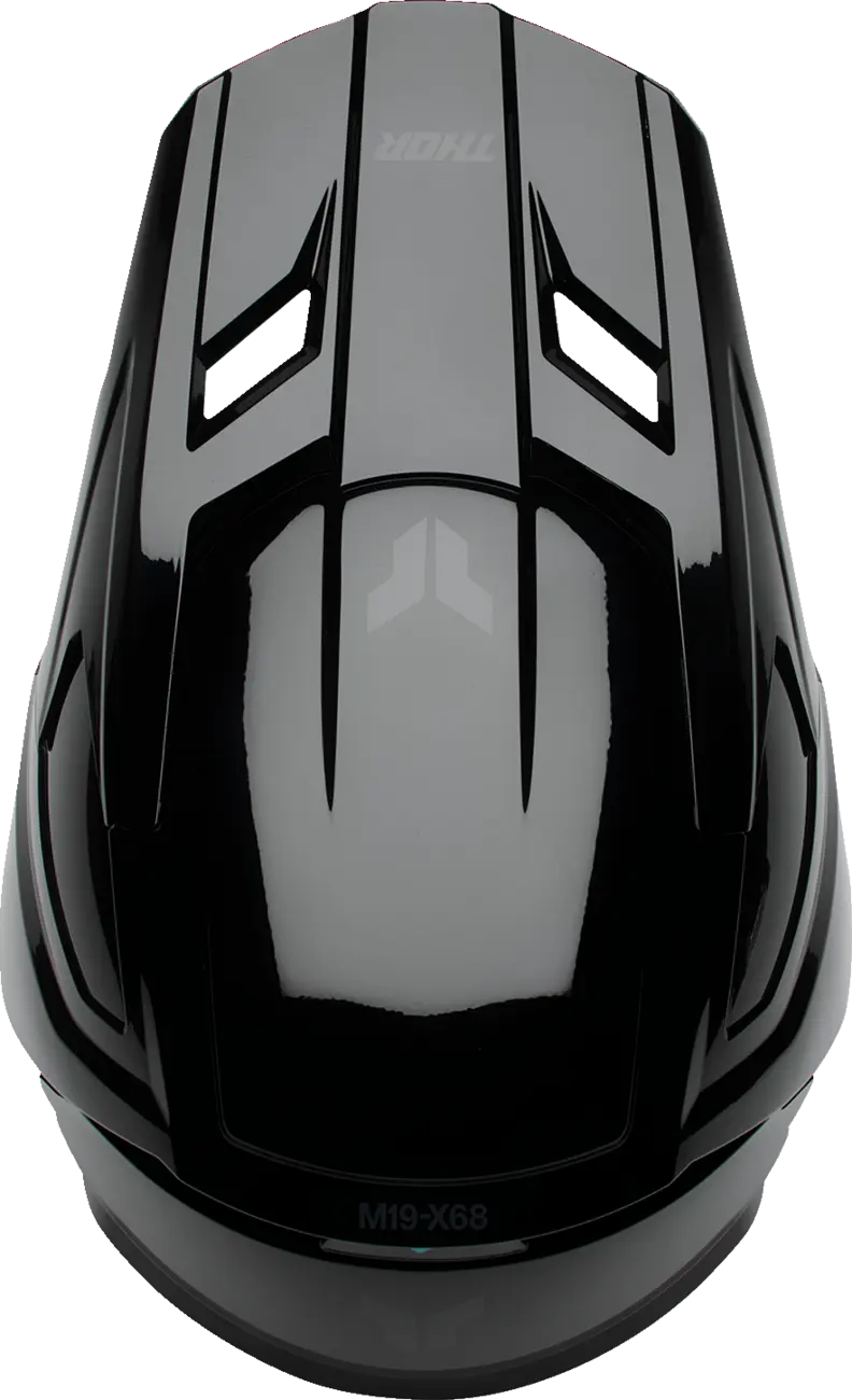 HELMET FLEET YTH BLACKOUT GLOSS L