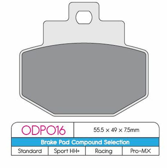 Brake Pad Piag Odp016