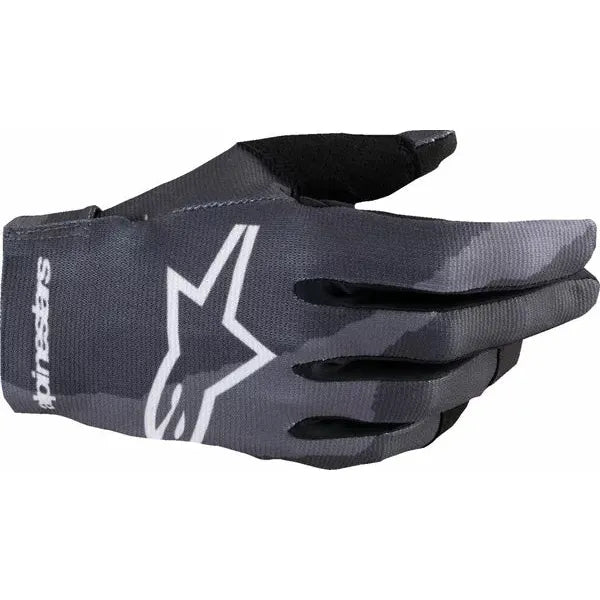 Radar MX Gloves Grey Camo