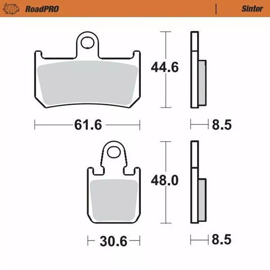 Brake Pad Sinter Front 406901