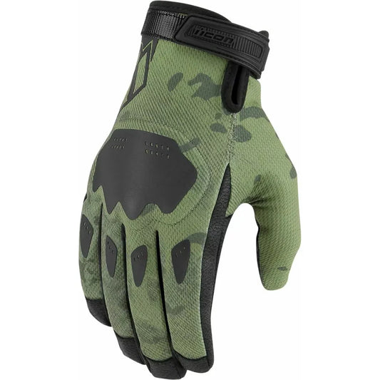 Hooligan™ CE Gloves Green Camo/Black