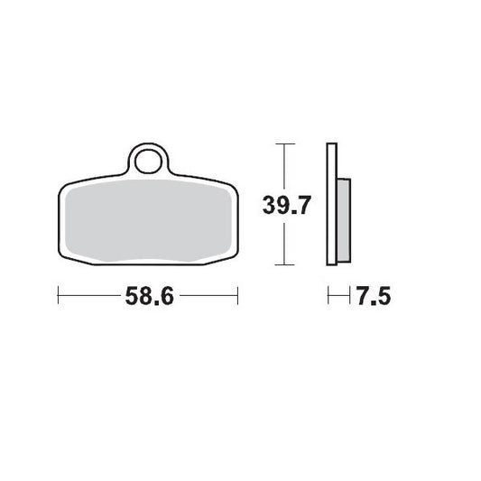 Brake Pad Racing 097411