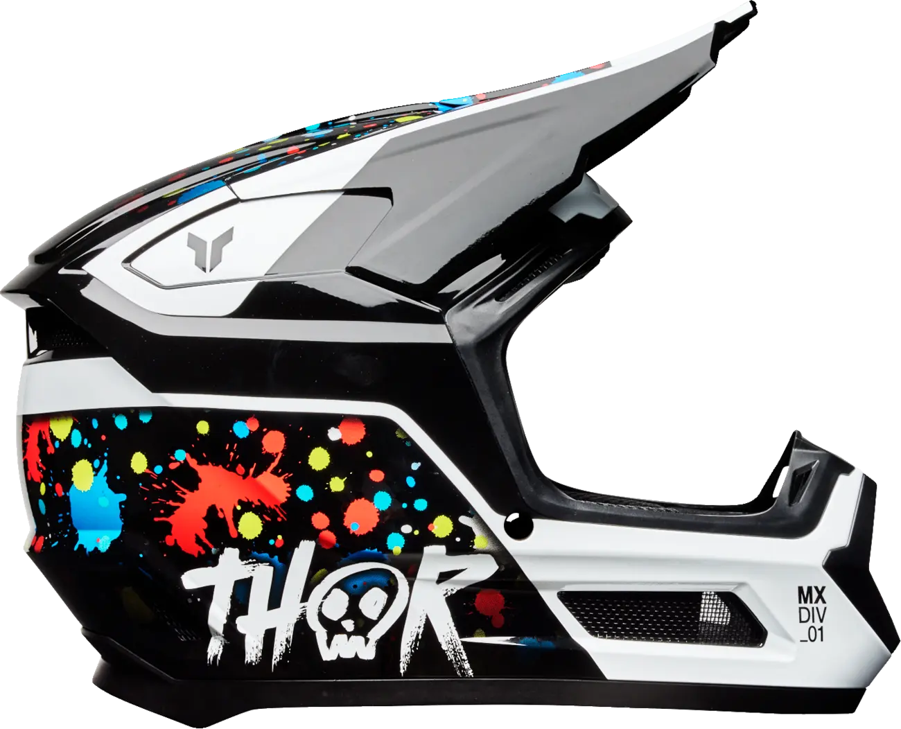 HELMET FLEET YTH SPLAT BLACK M