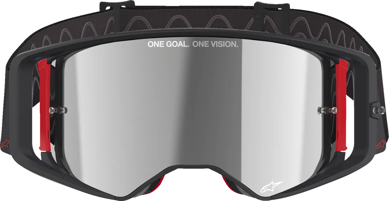 GOGGLE SUPERTECH CORP BLK/RED MIRROR-SILVER