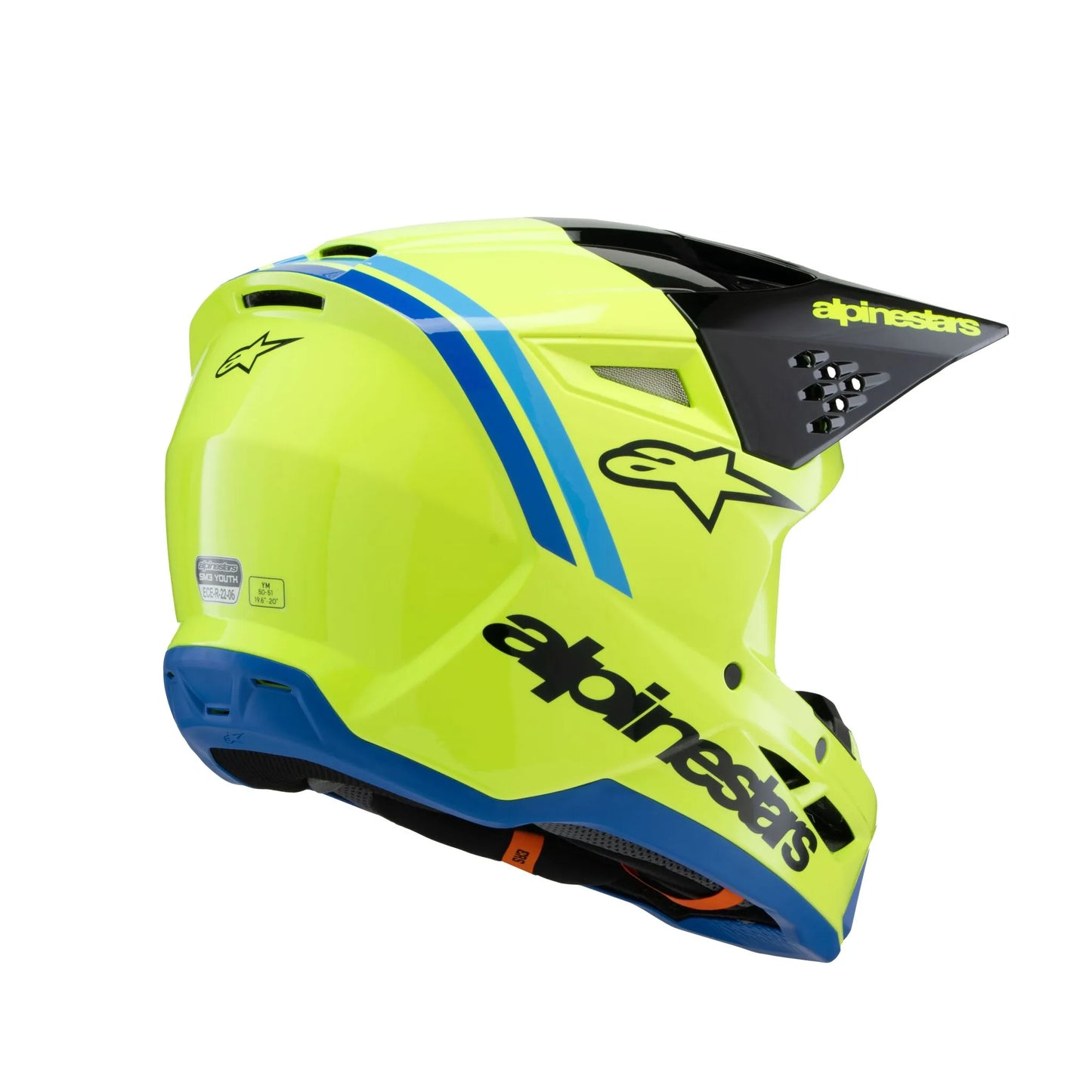 HELMET YTH SM3 RADIUM YL/BK/B YS