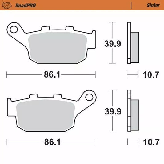 Brake Pad Sinter Rear 402202