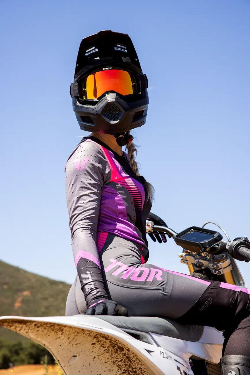 PANTS WOMENS SPORTMODE VELOCITY BLACK/ORCHID 13/14