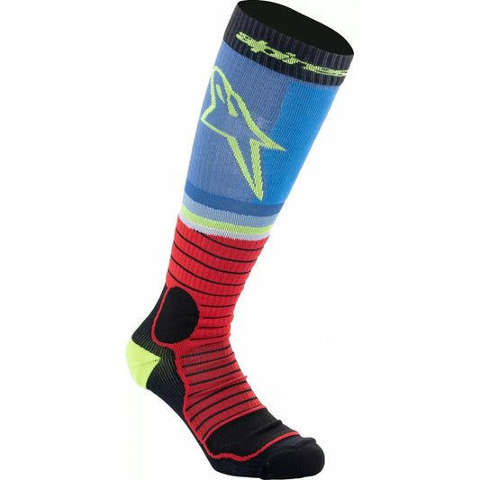 MX Pro Socks Blue/Red/Yellow