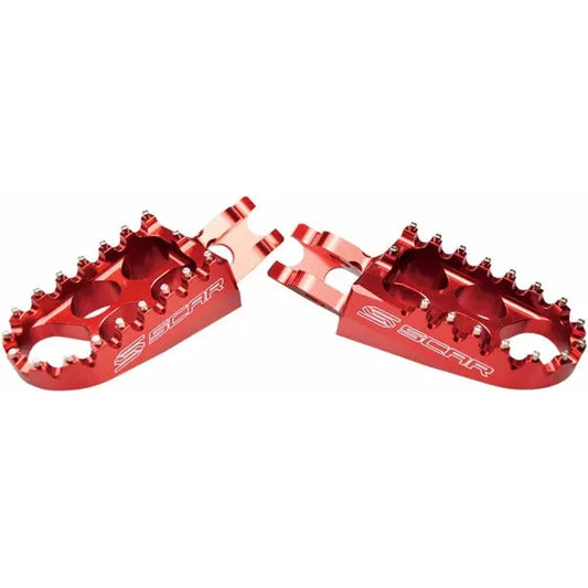 Footpeg Std Scar Red S3215R