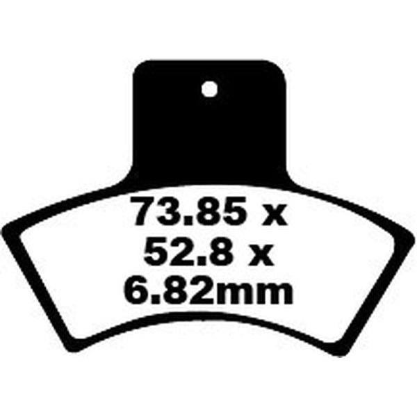 Brake Pad Fa-Tt Series Carbon Fiber Offroad FA270TT