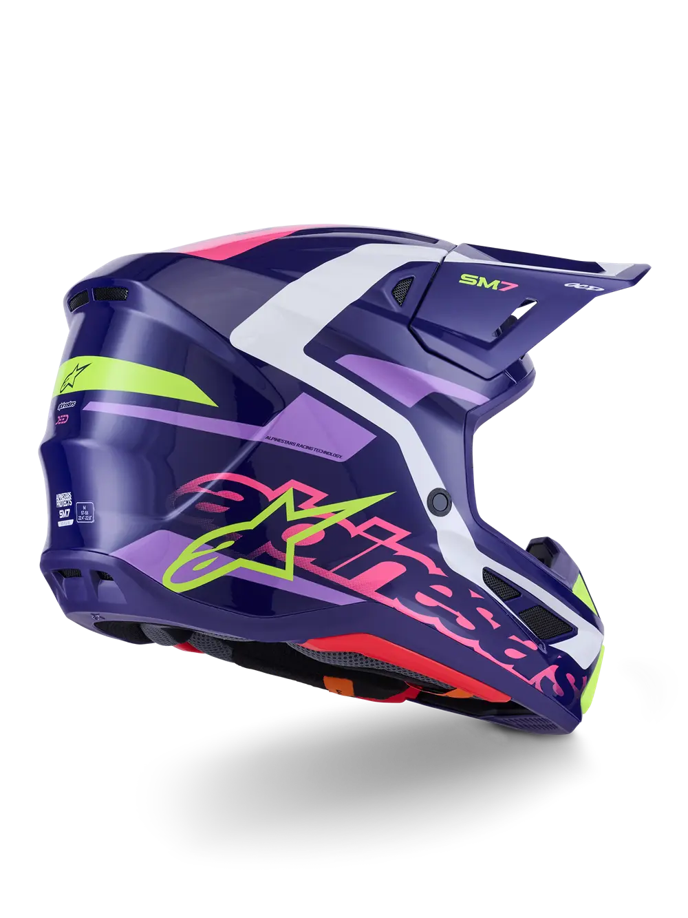 HELMET SM7 DEED PURPLE/PINK L
