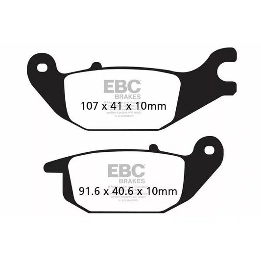 Brake Pad Sfa Series Organic Scooter SFA336