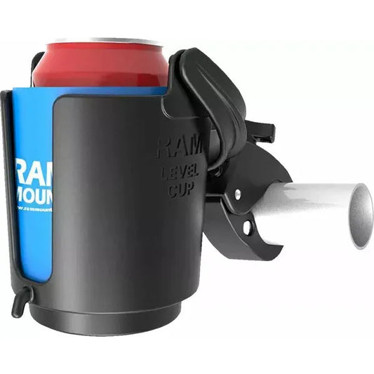 Self-Leveling Cup Holder and Cozy with 1" Ball