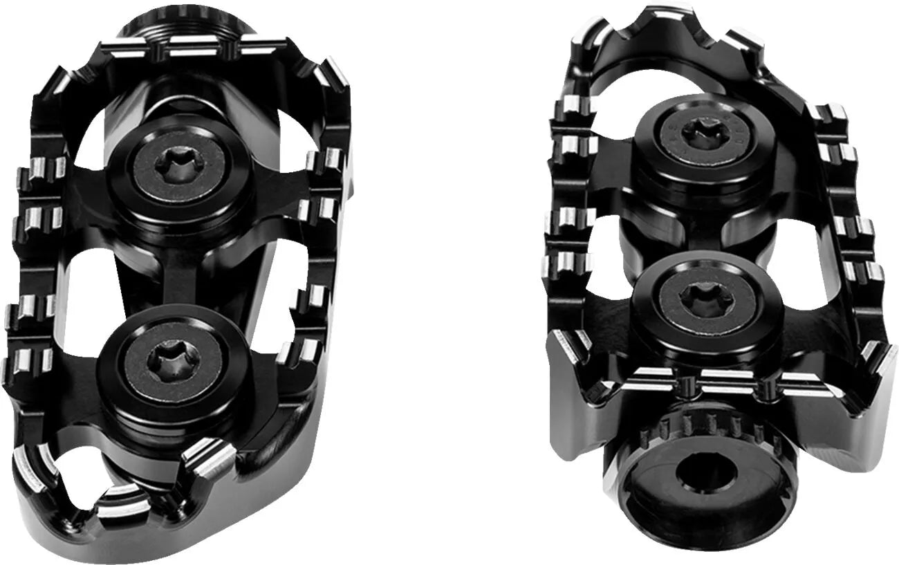 HONDA TECH-X ENDURO FOOT PEG SET RIDER BLACK