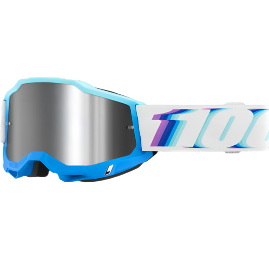 Goggle Accuri 2 Stamino White/Blue Mirrored