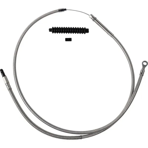 Clutch Cable  Stnls Braid