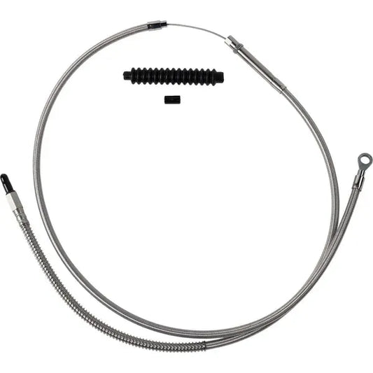 Clutch Cable  Stnls Braid