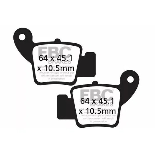 Brake Pad Fa-Tt Series Carbon Offroad FA634TT