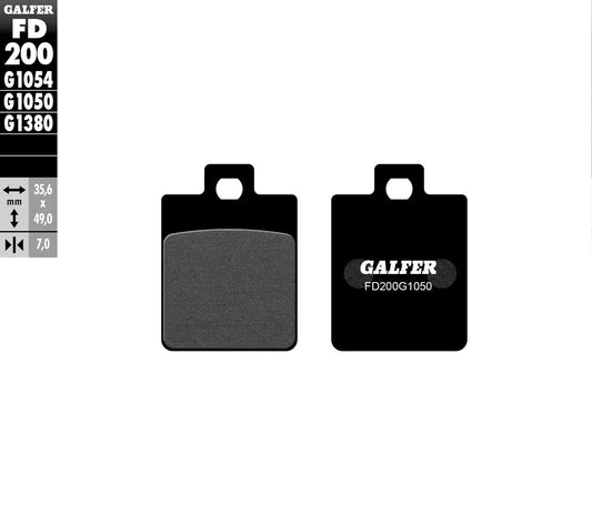 BRAKE PAD SEMI METAL SCOOTER