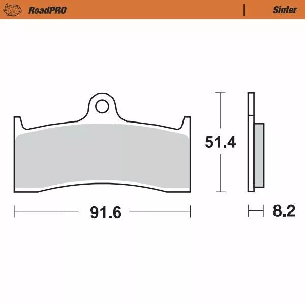 Brake Pad Sinter Front 403501