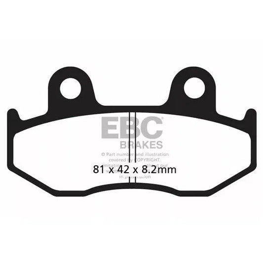 Brake Pad Sfa Series Organic SFA323