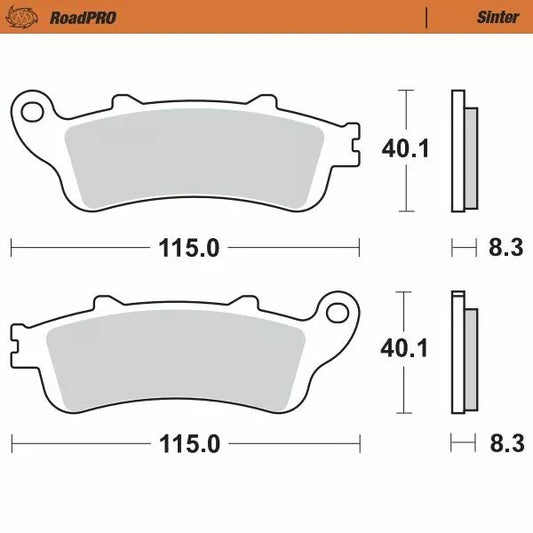Brake Pad Sinter Front 405101