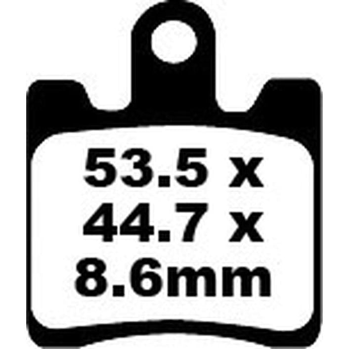 Brake Pad Sfa-Hh Series Sintered Metal Scooter SFA281HH