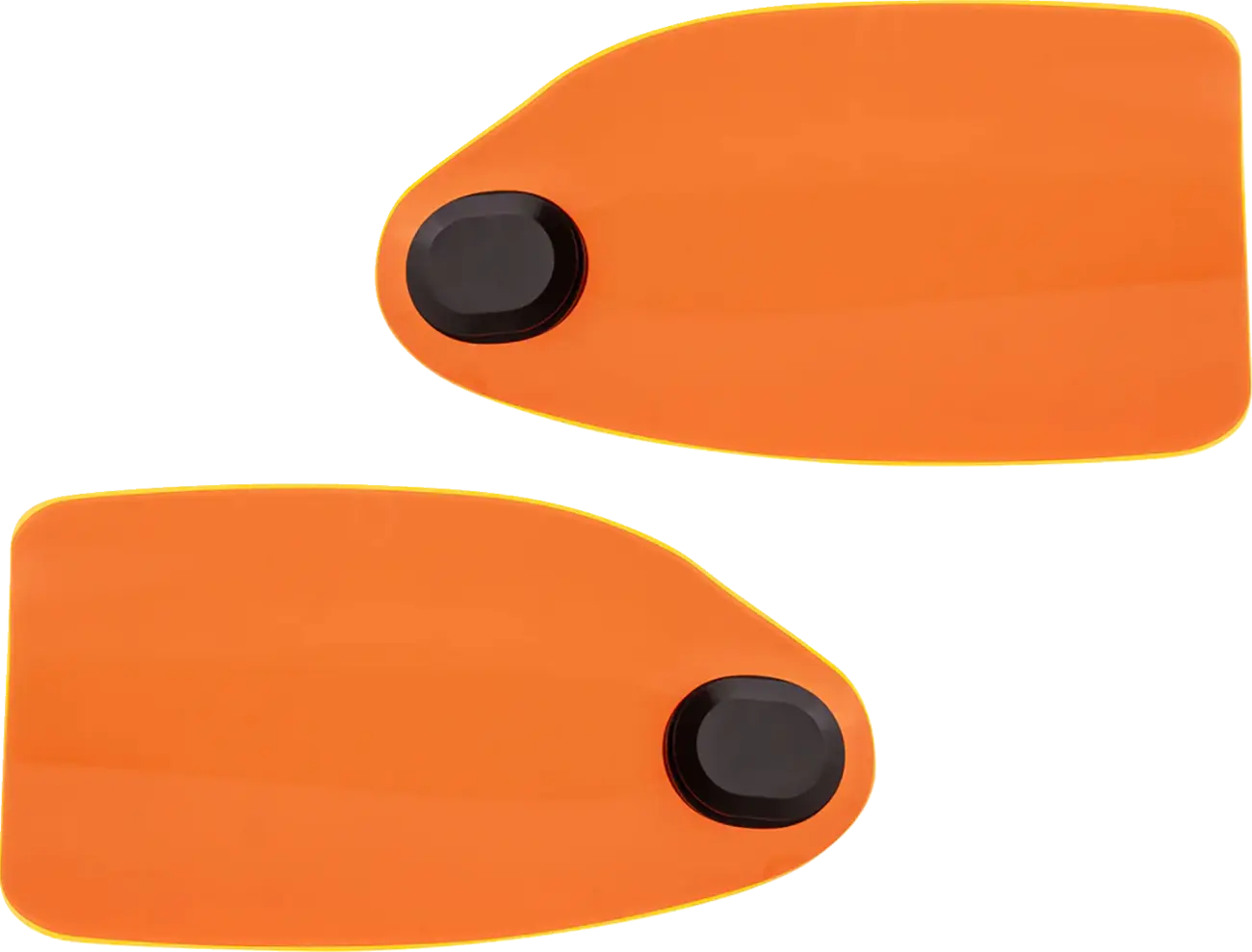 FLARE HAND GUARDS - HD - CABLE CLUTCH - ORANGE ICE