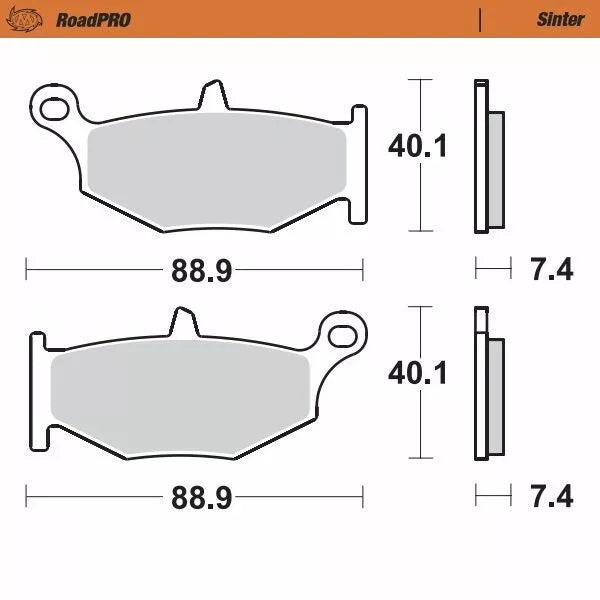 Brake Pad Sinter Rear 406602