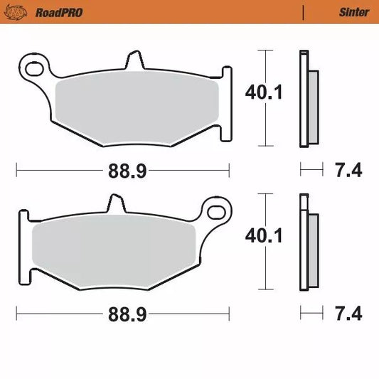 Brake Pad Sinter Rear 406602