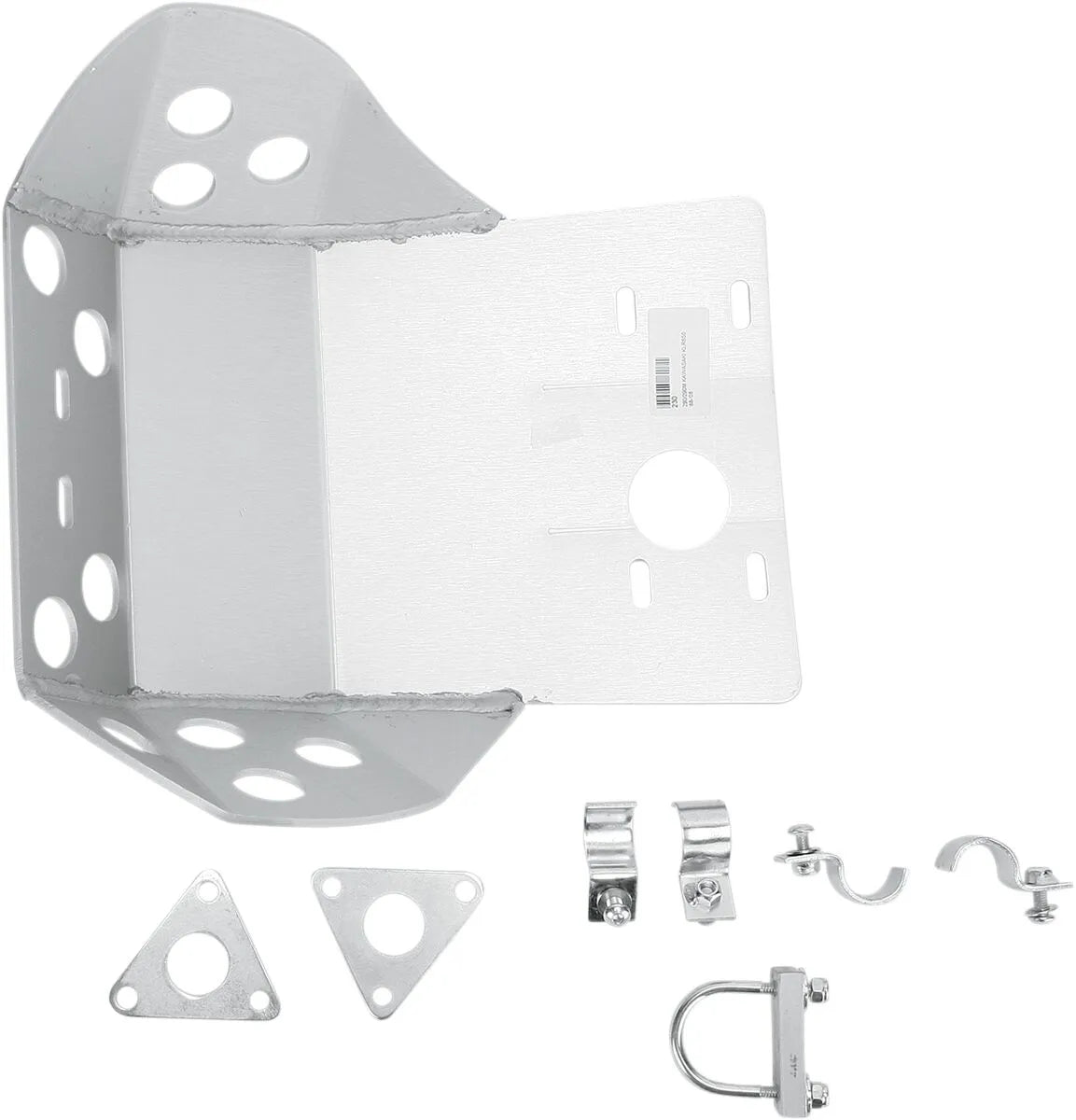 SKIDPLATE AL KLR W/MOUNTS