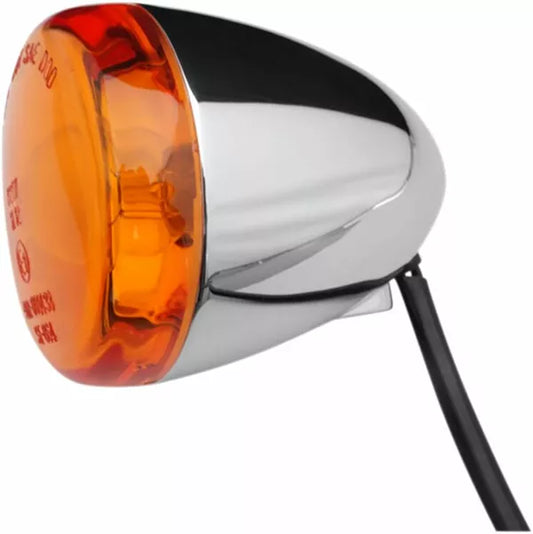 Turn Signal Amber Chr Hd F/R 27-01125E