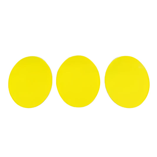 Kit Uni Oval Plate Yl 3Pc Me08049@D